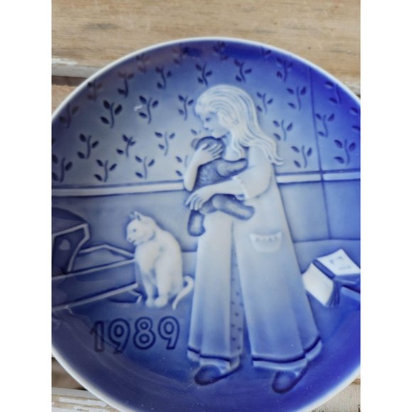 B&g bedtime children's day 1989 Denmark plate - Picture 2 of 3